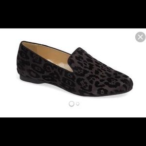 Birdies Starling Black Leopard Flats